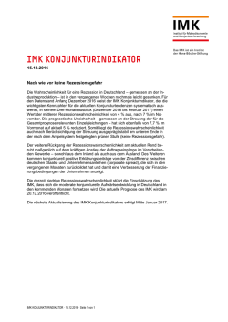 IMK KONJUNKTURINDIKATOR