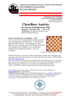 ChessBase Austria
