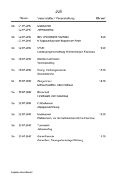 Juli 2017