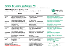 Kantine der Verallia Deutschland AG
