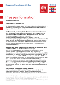 Interview zur Entsorgung von D&auml;mmstoffen aus Polystyrol (EPS)