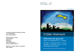 D`Z&auml;ller Wiehnacht
