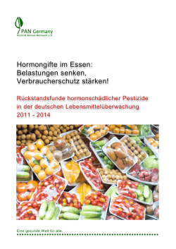 Hormongifte im Essen: Belastungen senken