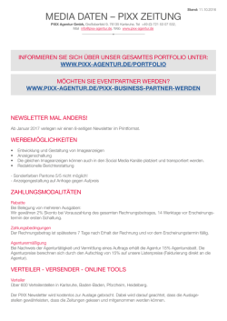 info - PIXX Agentur
