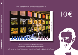 jahrbuch 2016 - Carl-Schurz