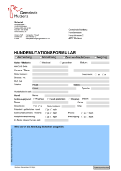 hundemutationsformular