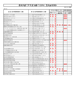 環境保護印刷推進協議会(E3PA) 正会員リスト