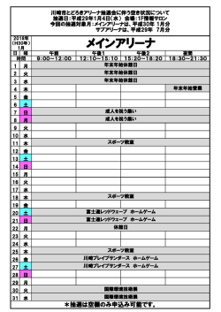 メインアリーナ