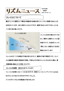 フレイルについて