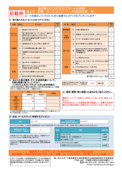 記載例 - 千葉県ホームページ
