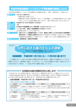 女性に対する暴力をなくす運動