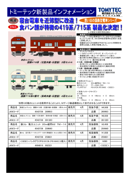 「鉄道コレクション 国鉄419系 (北陸本線・旧塗装) 3両セット