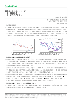 Economic Indicators 定例経済指標レポート