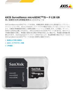AXIS Surveillance microSDXCTMカード128 GB