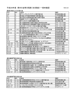 県内 - 日本ソフトテニス連盟