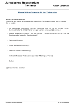 Juristisches Repetitorium hemmer