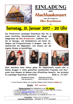 einladung - Lauenh&auml;ger Bauernhaus