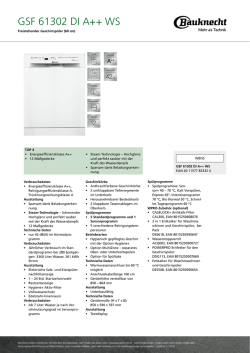 GSF 61302 DI A++ WS