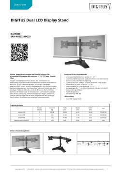 DIGITUS Dual LCD Display Stand