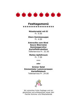 Festtagsmen&uuml;