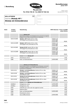Dolomite Melody HP / Melody mit Einhandbremse