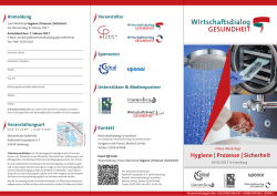 Hygiene | Prozesse | Sicherheit