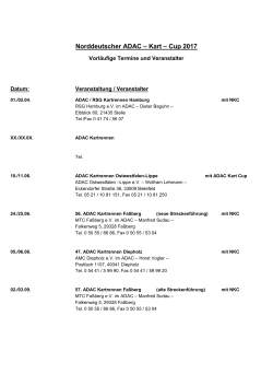 Norddeutscher ADAC – Kart – Cup 2002