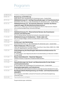 Programm - Hochschule Luzern