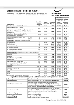 Informationen - Musikschule Bad Vilbel und Karben