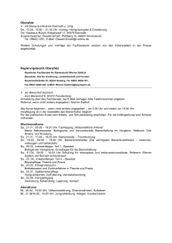 Lehrgangsprogramm Oberpfalz 187 KB - LWG