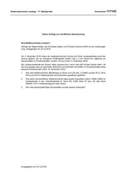 Drucksachen allgemein - Nieders&auml;chsischer Landtag