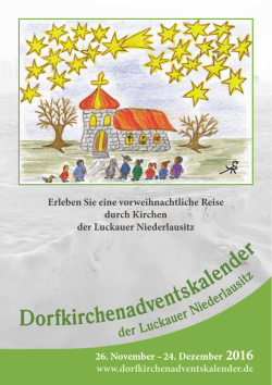 Infos - Alte Kirchen der Luckauer Niederlausitz