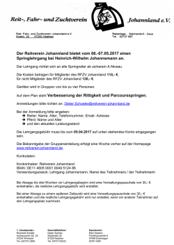 Info hier - reitverein