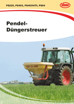 Pendel- Düngerstreuer