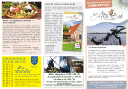 donnerstag - Altes Land