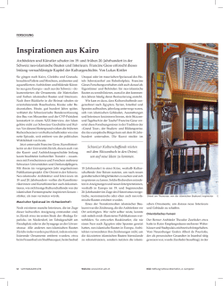 Inspirationen aus Kairo - Kommunikation
