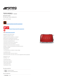 TSF01RDEU Neuheit