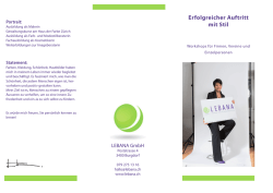 Erfolgreicher Auftritt mit Stil