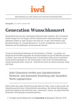 Generation Wunschkonzert