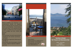 Seminar-Urlaub für Frauen am Bracciano-See
