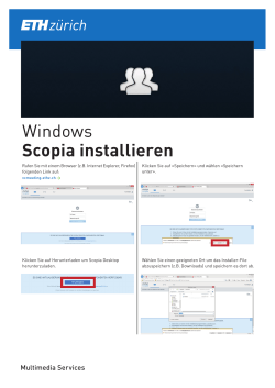 SCOPIA installieren - Windows