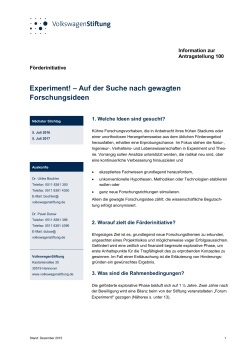 Information zur Antragstellung 100