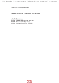 Vario 360 Vielzweckleiter Artnr. 4180300 Kingcraft, Ersatzteile