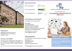 HaBiFo &ndash; Jahrestagung 2017