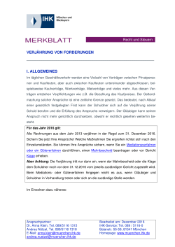merkblatt - IHK München und Oberbayern