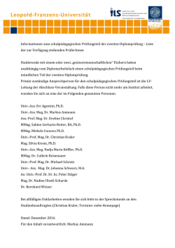 Informationen zum schulp&auml;dagogischen Pr&uuml;fungsteil der zweiten
