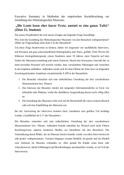 „Die Leute lesen eher kurze Texte, anstatt so eine ganze Tafel
