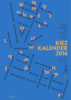 Kiezkalender 2016