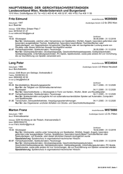 Druckansicht - Hauptverband