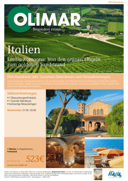 Gourmet-Reise in Italien